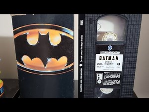 Opening to Batman 1989 VHS