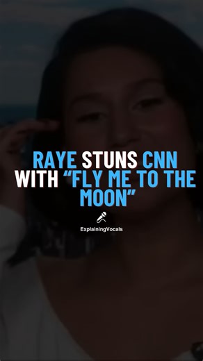 Explaining Vocals | Science of the human voice on Instagram: "She sounds absolutely incredible 🙌🔥 During a 2024 CNN interview, RAYE delivered a stunning, impromptu performance of Frank Sinatra’s classic “Fly Me To The Moon,” and it was pure magic. With nothing but her voice and emotion, she turned a casual moment into a breathtaking showcase of talent, control, and timeless musicality. RAYE’s rich tone, effortless phrasing, and soulful delivery captured the elegance of the original while addin