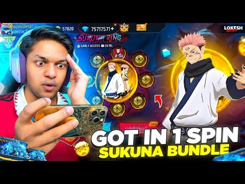 Free Fire I Got Sukuna Bundle In 99 Diamonds 😱 Luckiest ID Garena Free Fire