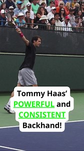 Tommy Haas had one of the most CONSTISTENT and POWERFUL Backhands on tour! See what made his One-handed Backhand so effective! 🎯 | Online Tennis Instruction