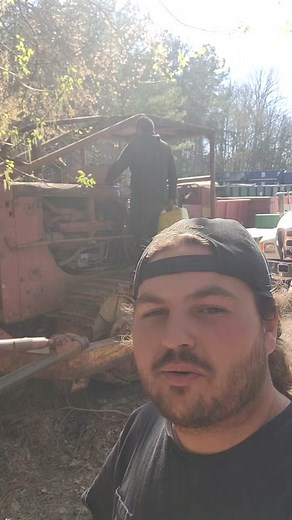 Bulldozing trees with the 1959 International dozer! #Scrap-Life