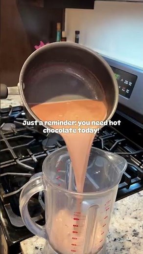 My delicious chocolate abuelita recipe 🤎.Stay warm, love you 💗 #snowday #hotchocolate #cozyathome