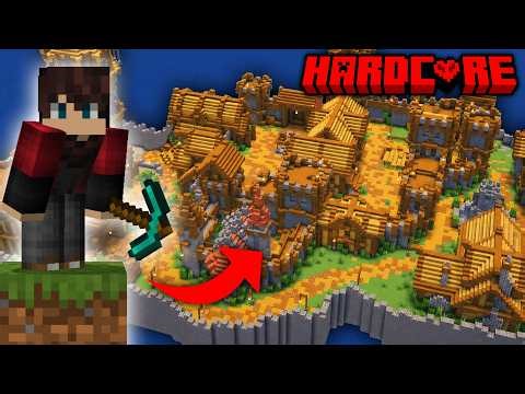 Postavil jsem STŘEDOVĚKOU VESNICI v Minecraft HARDCORU...