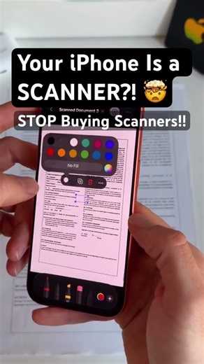 Turn Your iPhone Camera Into a Powerful Document Scanner! 🤯 #itechwithneo #interactivecanvas
