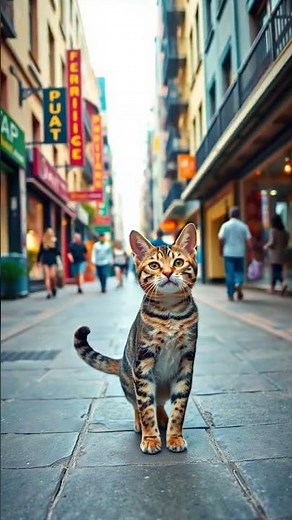 milo the cat who escaped...then found his way home #youtubeshorts #aianimation #cat #aivideo