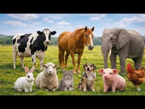 Elephant, Lion, Dog, Sheep and Learn Jungle Animals Sounds for Kids
