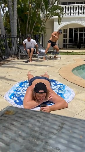 625K views · 15K reactions | How to mess with someone by the Pool!  #funny #pranks #challenge #fun #foryou | Washington Jerry | Facebook