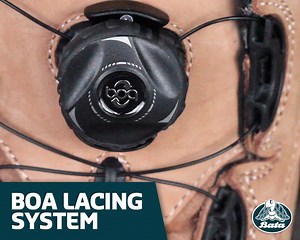 Pull, Twist and Click! It’s that easy, that’s why everyone loves the BOA lacing system. | Bata Industrials Australia