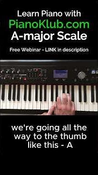 Learn the A-major Scale in 3 minutes