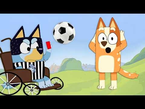 Bluey Funny Football Animation 😂