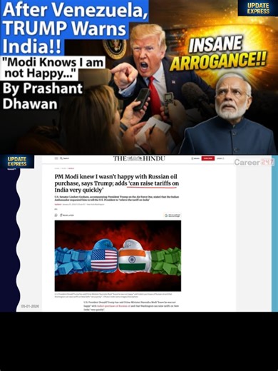 Trump's Warning to India After Venezuela Crisis