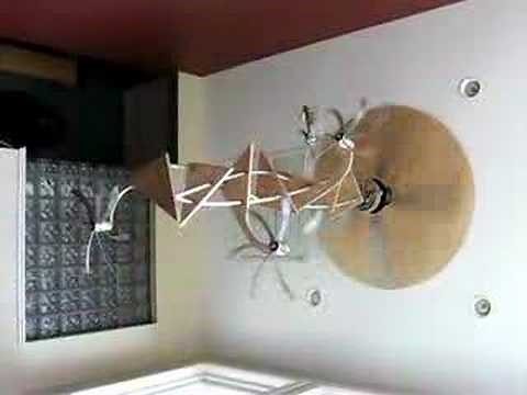"Twister" wind driven kinetic sculpture