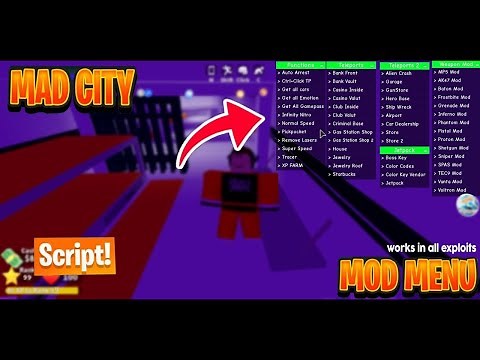 Mad city script OP Auto XP