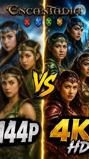 Encantadia in 144P vs 4K HD 😭🔥