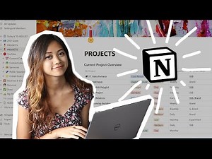 Let's Get Organized! My SETUP tour & a simple TUTORIAL of NOTION!