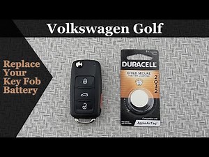 How to DIY Replace or Change a 2010-2014 Volkswagen Golf Key Fob Remote Battery