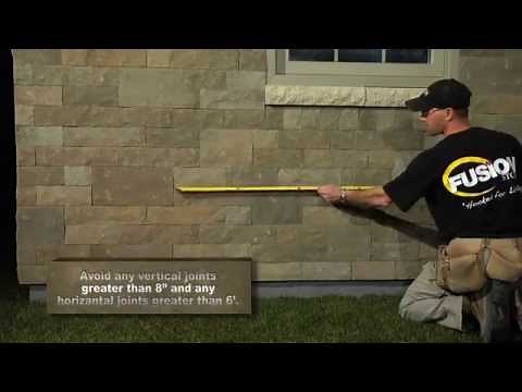 Dry Stack Stone Veneer Installation by Fusion Stone