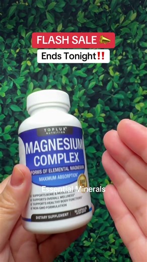 Toplux Magnesium Complex 8 Essential Magnesium Supplement 1000mg Fitness Edible