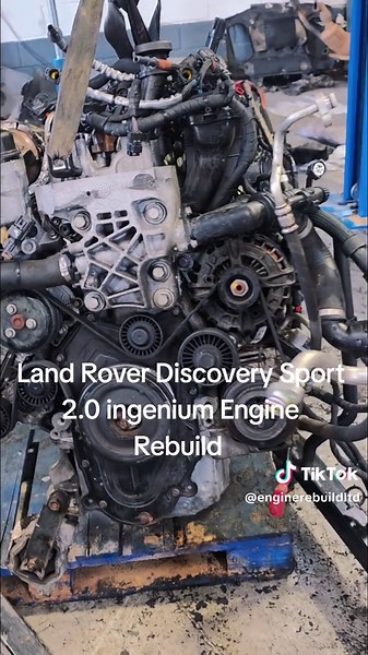Land Rover Discovery Sport 2.0 ingenium Engine Rebuild #enginerebuilds #discoverysport2017 #fy