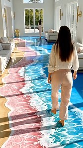 Beach Scene Themed Epoxy Floor 😱 These are Amazing 😍 | LuxArts