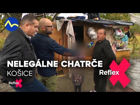 Nelegálne chatrče v Košiciach | Reflex