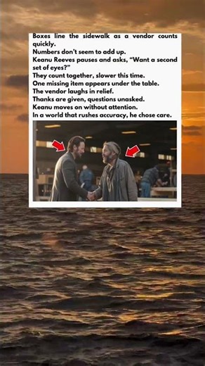 Keanu Helps a Street Vendor Count Inventory.