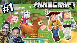 Jugamos en Minecraft con Forky y los personajes de Toy Story 4 en una aventura dentro de la casa de Andy. | Karim Juega
