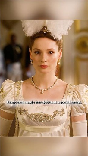 Francesca made her debut at a social event#bridgerton #shorts