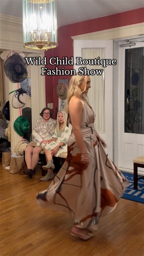 Our first fashion show was a success! We had a blast showing off our clothes, and thank you to everyone that came! 👗👠💋 | Wild Child Boutique