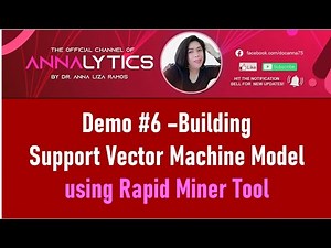 Demo#6-Building Support Vector Machine Model using Rapid Miner Tool