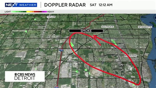 Authorities have responded to a massive fire at a senior living facility in Southgate, Michigan. | CBS Detroit