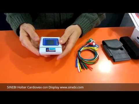 Holter 3 canales con Display Cardiovex MMCD10D SINEBI