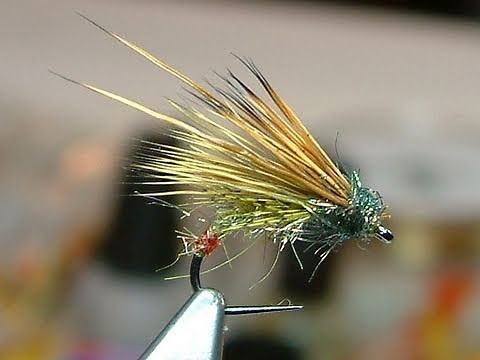 Tying a Green Peter Caddis by Davie McPhail.
