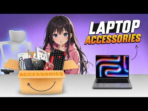 Top 5 Essential Accessories💻 for New👨 Laptop User
