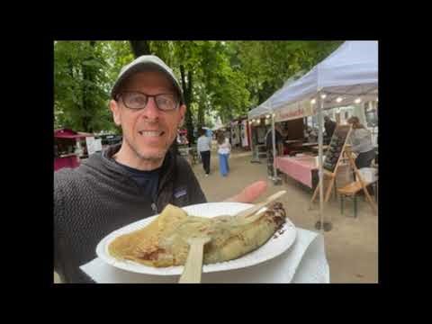 Food from a long distance bike tour in Europe (France to Budapest)