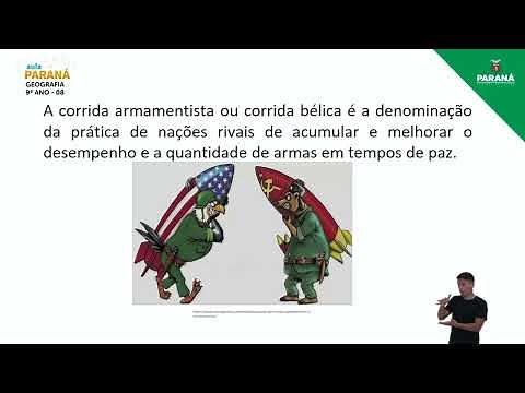 2022 | Resumo da Aula | 9º Ano | Geografia | Aula 8 - Corrida Armamentista e Espacial