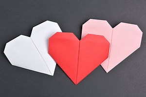 How to Make a Paper Heart | Easy Folded Origami Heart
