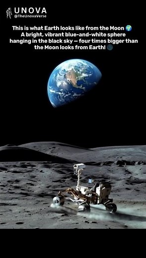 This Is What Earth Looks Like From the Moon 😳🌍
