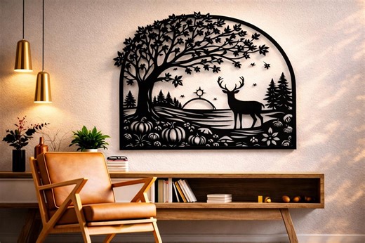 Autumn Dxf Svg Png Files Vector Art Cut File for Cnc Laser Plasma Cricut - Etsy