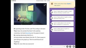 i-ReadyStructure in Drama - Quiz - Level EEli: (pointing at ... | Filo