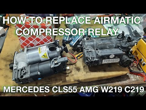 How To Replace #airmatic #compressor #relay / Mercedes CLS55 E55 AMG W219 W211