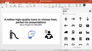 Using The Noun Project in PowerPoint Presentations