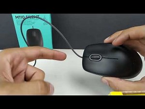 Unboxing mouse Logitech M110 silent