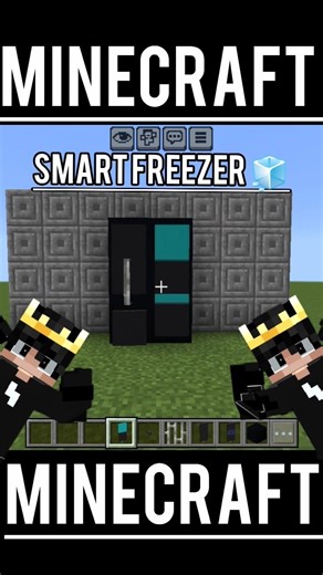 how to make a smart freezer in Minecraft tiktok hack 80 #trinding #minecraft #part80