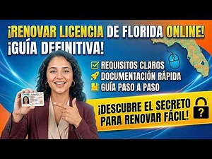 How to Renew Your Florida Driver's License Online? Easy Method