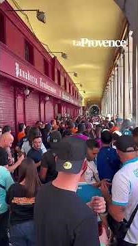 Real Madrid - OM : les supporters olympiens mettent le feu à la Plaza Mayor