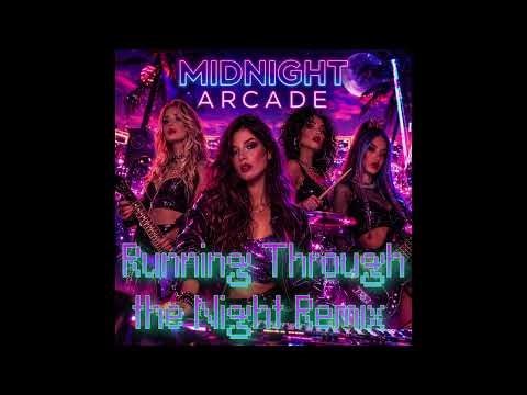 MIDNIGHT ARCADE - Running Through the Night (Remix) | (Official Music Video)
