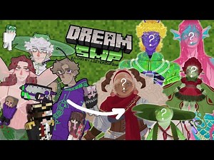 Turning my DreamSMP fanart into OCS (part 2) Nihachu, Hannahxxrose, Boomerna, Captain Puffy, Purpled