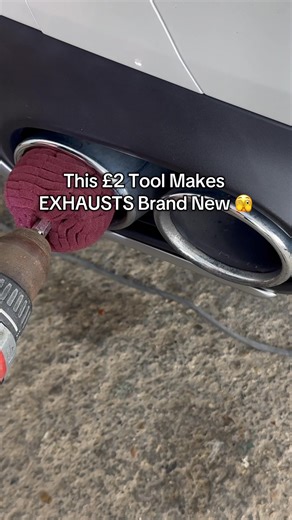 Drill polishing ball wire wool = brand new exhaust tips in under 2 minutes. No expensive products. No replacing parts. Just pure transformation. That moment when dull, tarnished metal becomes mirror-bright again? 👌 This is the kind of attention to detail that separates a good clean from a Love Detailing experience. Because every part of your car deserves to shine. Tag someone whose exhaust tips need this magic👇 --- #LoveDetailing #CarDetailing #DetailingTips #CarHacks #ExhaustTips #CarCare #Sa