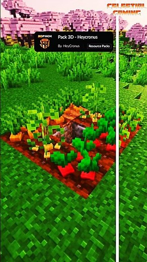 Minecraft's Amazing 3D Texture Packs #minecraft #texturepack #resourcepack #shorts
